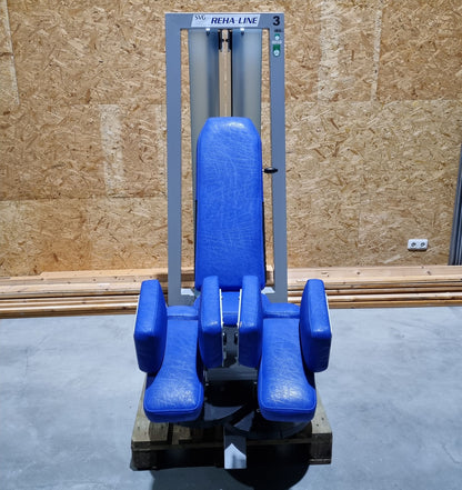 SVG Abductors and Adductors 2 in 1 Combination Machine - Hip Abduction and Hip Adduction, MPG; Rehab, Frame Color Silver, Used - Refurbished Condition