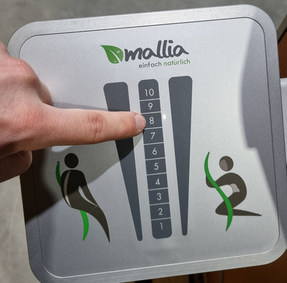 Mallia Zirkel, 8 elektrische Kraftgeräte, Chipkartengesteuert, Hydraulisch, gebraucht - überholter Zustand
