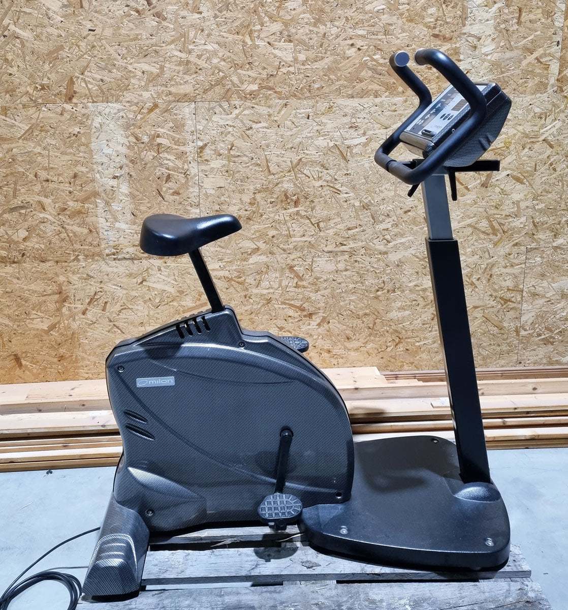 Milon Ergometer Reha mit tiefem Einstieg, Club Bike Carbon, Selten. gebraucht - überholter Zustand