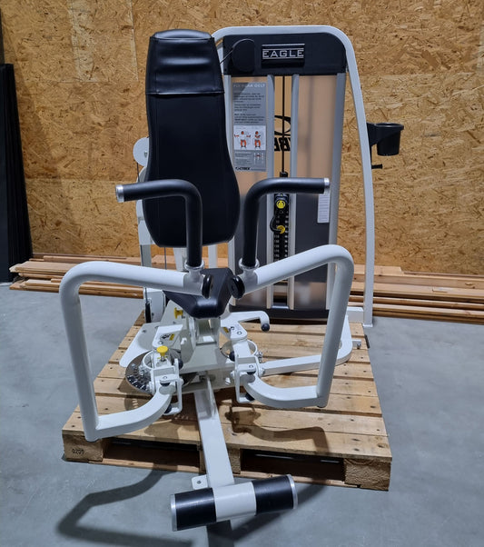 Cybex Eagle Butterfly and Butterfly Reverse - 2 in 1 combo, Fly and Rear Delt, frame color white, upholstery color black, used - refurbished condition