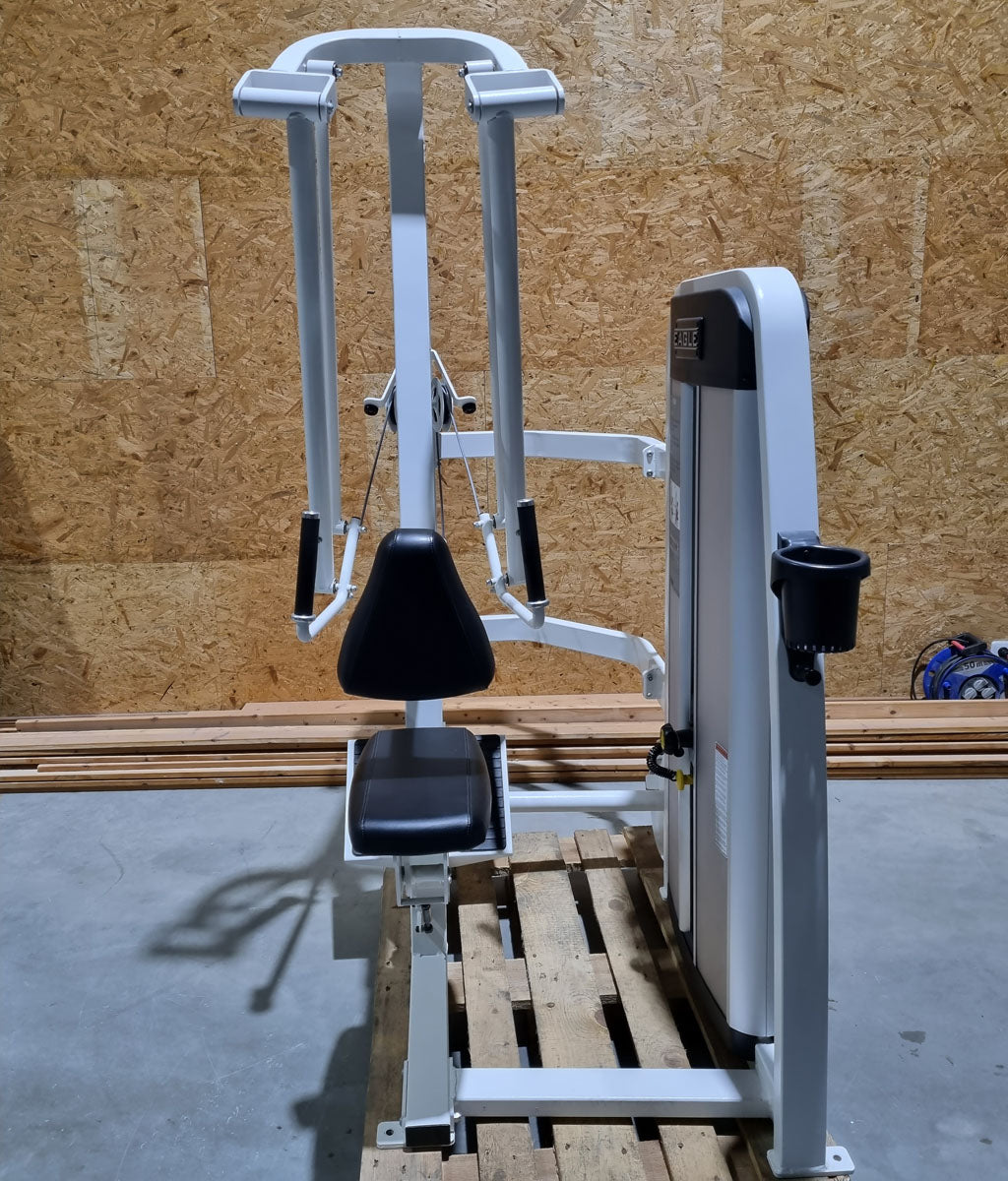 Cybex Rudermaschine, Latrudern, Latisolator, Row, Rahmenfarbe Weiß, Polster Schwarz, gebraucht - überholter Zustand