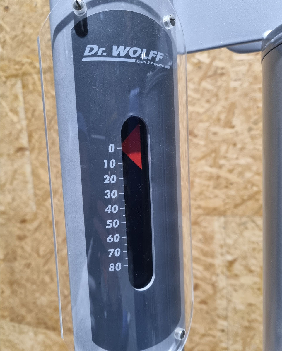 Dr. Wolff Lateral-Shifting 936, laterale Rumpfmuskulatur, Farbe Silber, gebraucht - überholter Zustand