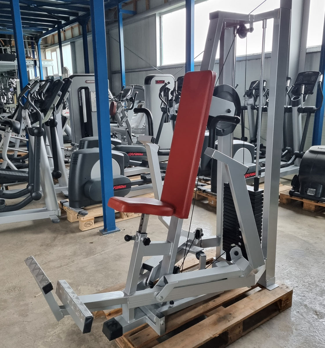Gerva Bankdrückmaschine DUAL Brustpresse Bilateral von Gerva, ähnlich Gym80, gebraucht - geprüfter Zustand