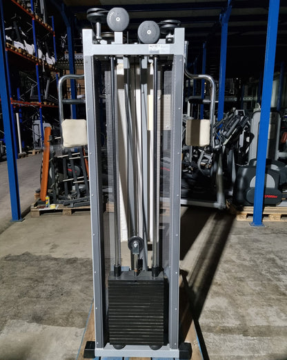 Technogym Butterfly, Pectoral Fly, Silverline, Rahmenfarbe Silber, Polsterfarbe Beige, gebraucht - geprüfter Zustand
