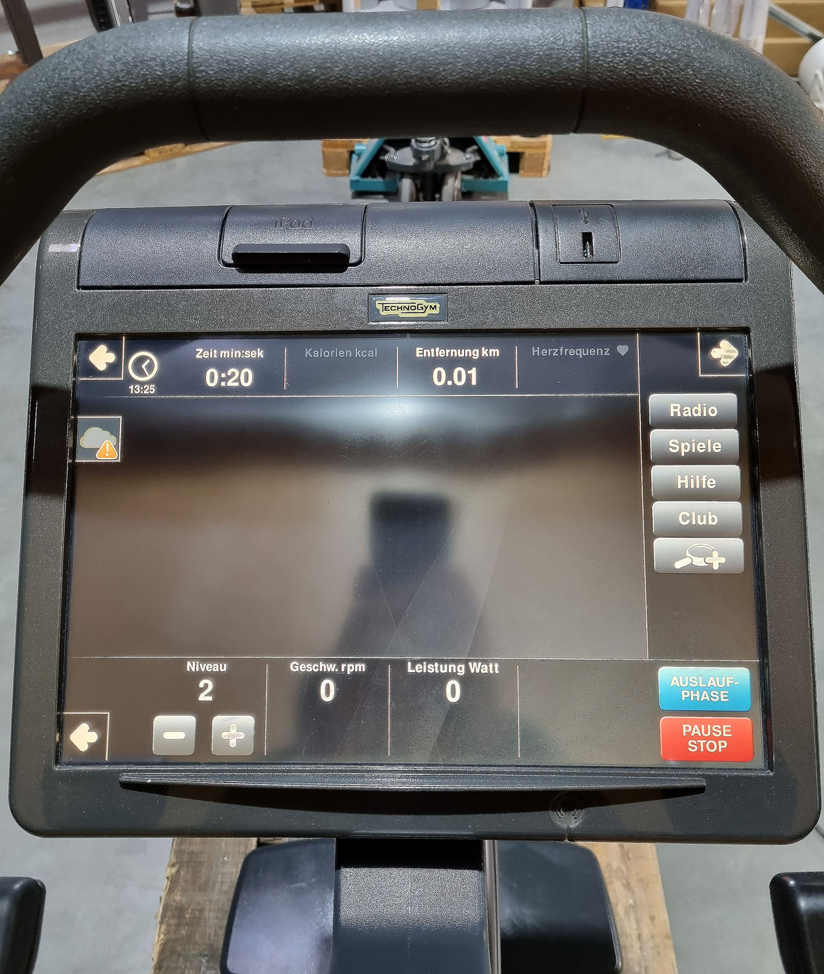 TechnoGym Ergometer Excite Line New Bike 700, VisioWeb Touch Display, gebraucht - überholter Zustand
