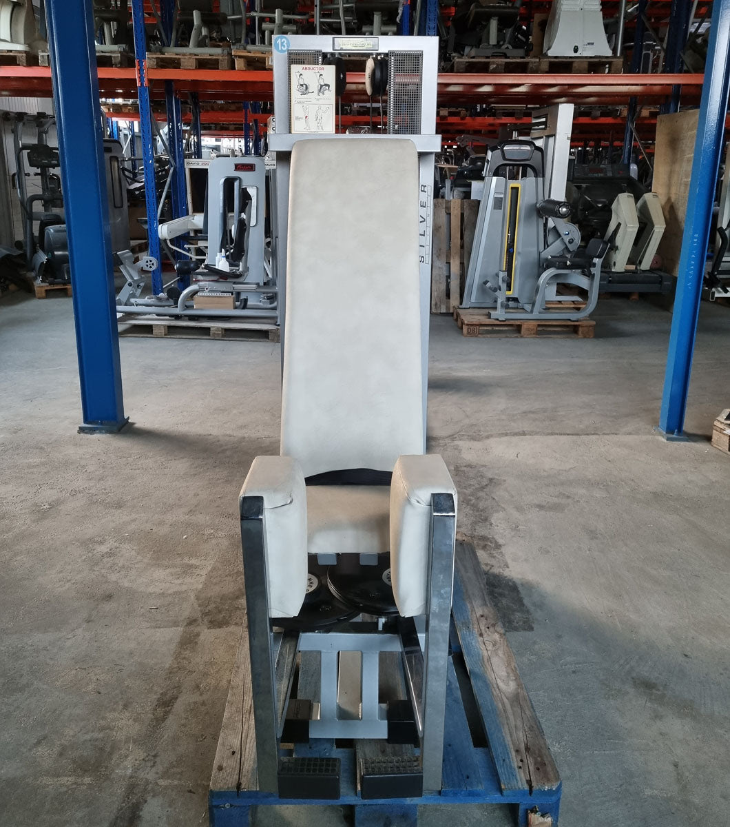 Technogym Abductor and Adductor Set, Silverline - 2 machines for a special price, used - tested condition