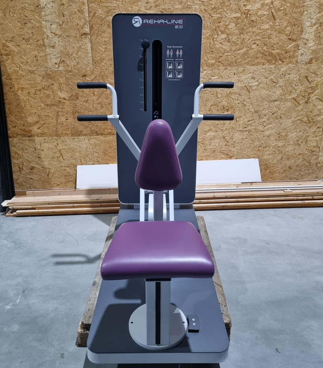 SVG Rudern u. Brusttrainer, Reha-Line 2.0, MPG, MTT, 2 in 1 Kombimaschine - Row und Bankdrücken, gebraucht - überholter Zustand