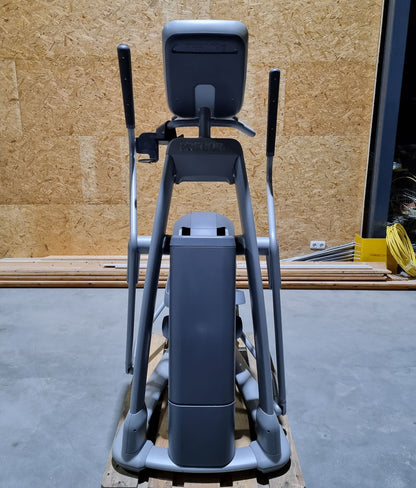 Precor Crosstrainer, EFX 576i with CrossRamp - adjustable incline, elliptical trainer - used - refurbished condition - new display
