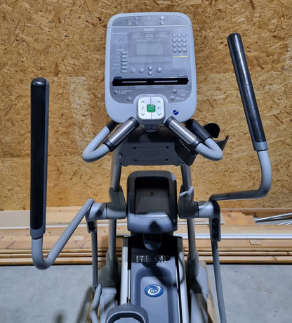 Precor Crosstrainer, EFX 576i with CrossRamp - adjustable incline, elliptical trainer - used - refurbished condition - new display
