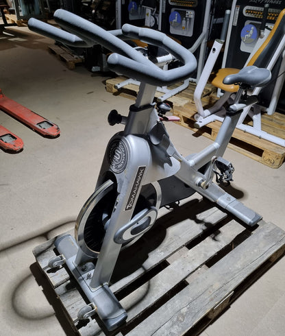 Tomahawk Indoor Cycle Bike S-Serie, Silber, gebraucht - Bastlergerät oder Ersatzteilspender