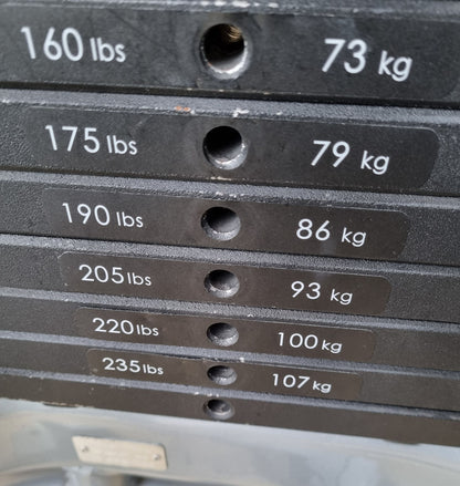 Matrix Beinbeuger sitzend und Beinstrecker im Set - 2 Geräte, Aura G3 Serie, Leg Curl und Leg Extension, Rahmenfarbe Silber, gebraucht - überholter Zustand