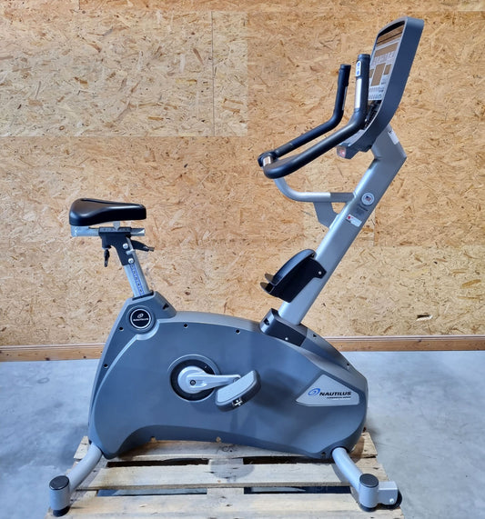 Nautilus Ergometer Upright Bike, LED Display, used - refurbished condition