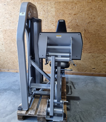 Nautilus Nitro EVO Leg Press, Beinpresse sitzend, 218kg Gewichtsblock, Rahmenfarbe Silber, gebraucht - überholter Zustand