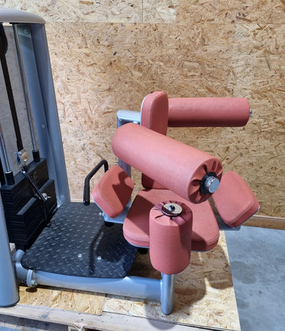 Gym80 Sygnum, Twistermaschine, Rotationsmaschine, Rahmen Silber, gebraucht - überholter Zustand