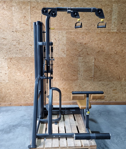 Cybex VR1 Lat-Row lat pulldown and rowing machine - 2 in 1 combination machine - rotating handles, anthracite frame, used - refurbished condition