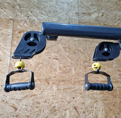 Cybex VR1 Lat-Row lat pulldown and rowing machine - 2 in 1 combination machine - rotating handles, anthracite frame, used - refurbished condition