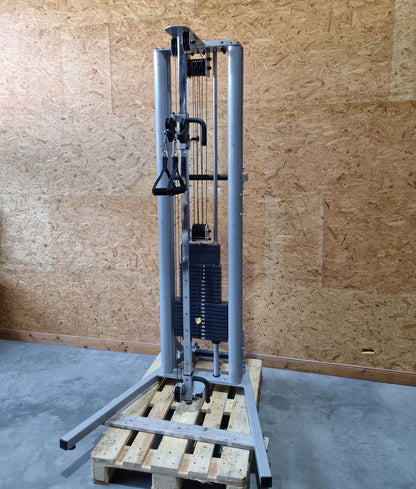 Proxomed traction device Compass 530 - cable pulley, height-adjustable, free-standing with stand, Speedy Compact, MPG, rehab, color silver - used - refurbished condition