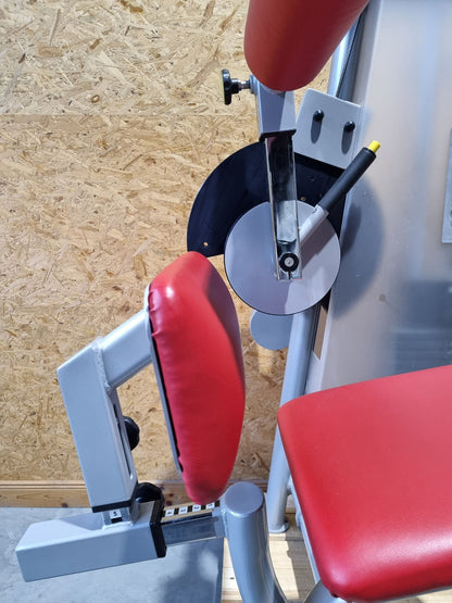 Proxomed Rückenstrecker-beuger Kombi Compass 530, Hyperextension und Bauchmaschine 2 in 1 Kombigerät, MPG, Reha, Rahmenfarbe Silber, gebraucht - überholter Zustand