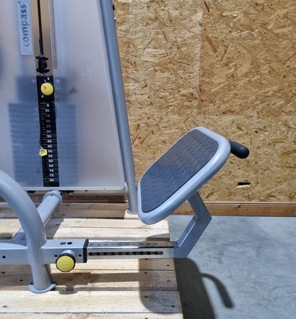 Proxomed Rückenstrecker-beuger Kombi Compass 530, Hyperextension und Bauchmaschine 2 in 1 Kombigerät, MPG, Reha, Rahmenfarbe Silber, gebraucht - überholter Zustand