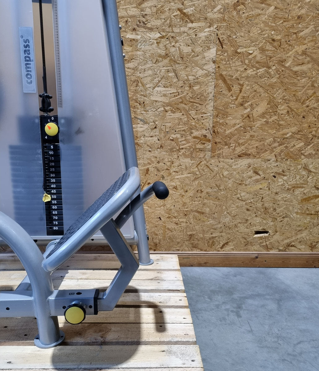 Proxomed Rückenstrecker-beuger Kombi Compass 530, Hyperextension und Bauchmaschine 2 in 1 Kombigerät, MPG, Reha, Rahmenfarbe Silber, gebraucht - überholter Zustand
