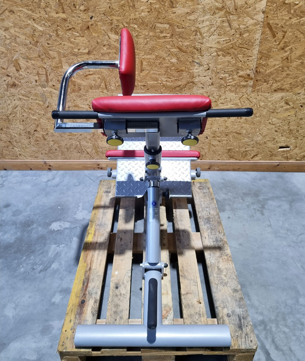 Proxomed Rückentrainer Kombi, Compass 530, Rückenstreckerbank 45° Hyperextension, Lateral Trainer, MPG, Reha, Rahmenfarbe Silber, gebraucht - überholter Zustand