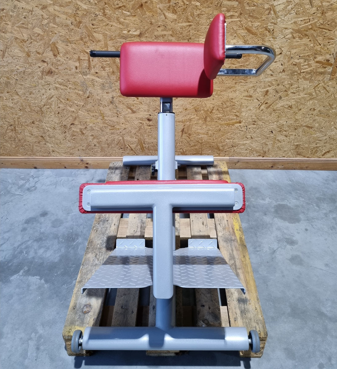 Proxomed Rückentrainer Kombi, Compass 530, Rückenstreckerbank 45° Hyperextension, Lateral Trainer, MPG, Reha, Rahmenfarbe Silber, gebraucht - überholter Zustand