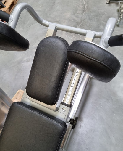 Physio&amp;Sports functional press, MPG, rehab, adjustable leg press, Pro Line, silver, used - refurbished condition