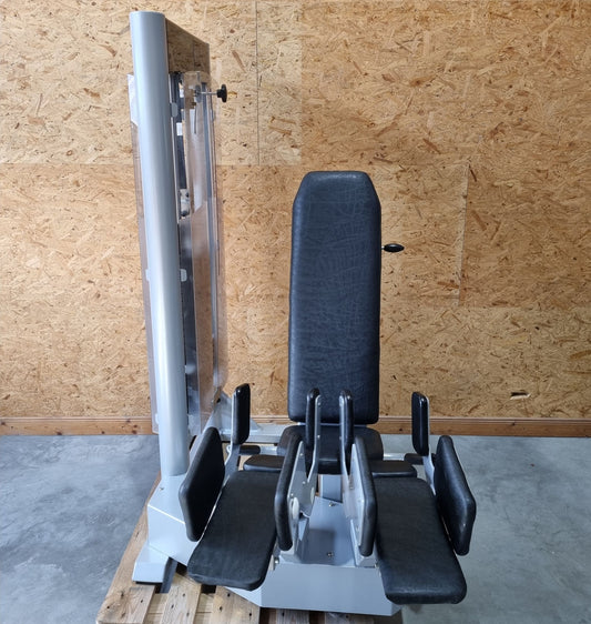Physio&Sports Ab-Adduktor Kombi, Pro Line, Abduktoren und Adduktoren 2 in 1 Kombigerät, MPG, Reha, Silber, gebraucht - überholter Zustand