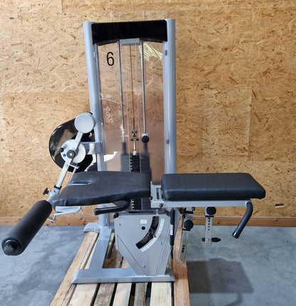 Physio&Sports Beinstrecker und Beinbeuger liegend Kombi, Pro Line, 2 in 1 Kombigerät, MPG, Reha, Silber, gebraucht - überholter Zustand