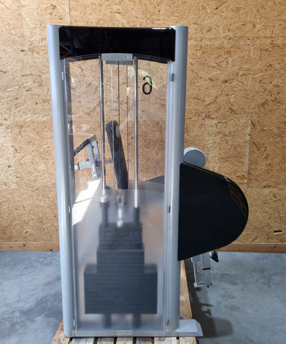 Physio&Sports Beinstrecker und Beinbeuger liegend Kombi, Pro Line, 2 in 1 Kombigerät, MPG, Reha, Silber, gebraucht - überholter Zustand