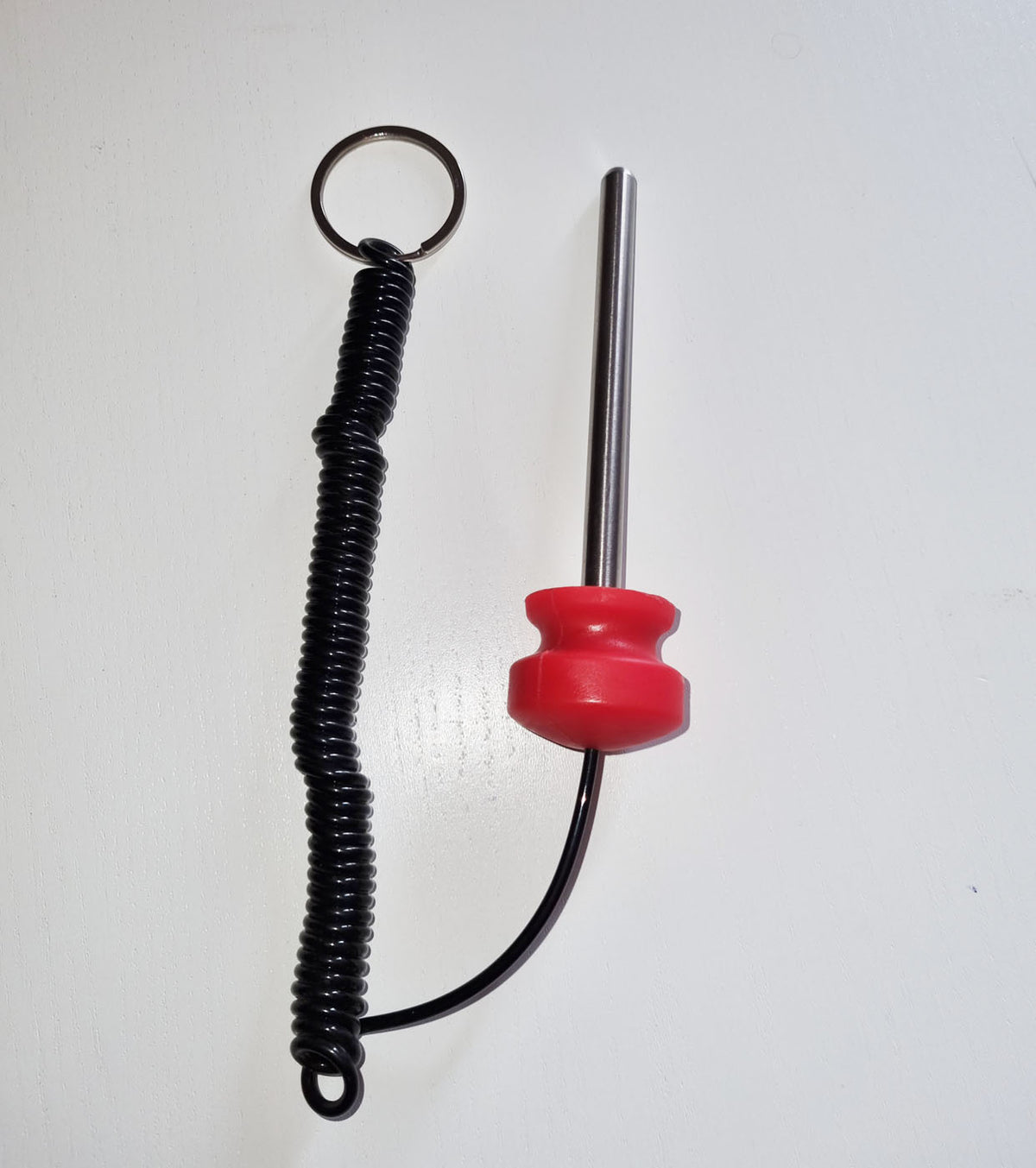 Magnet Steckbolzen für Gewichtsmagazine mit Spiralkabel 8*100