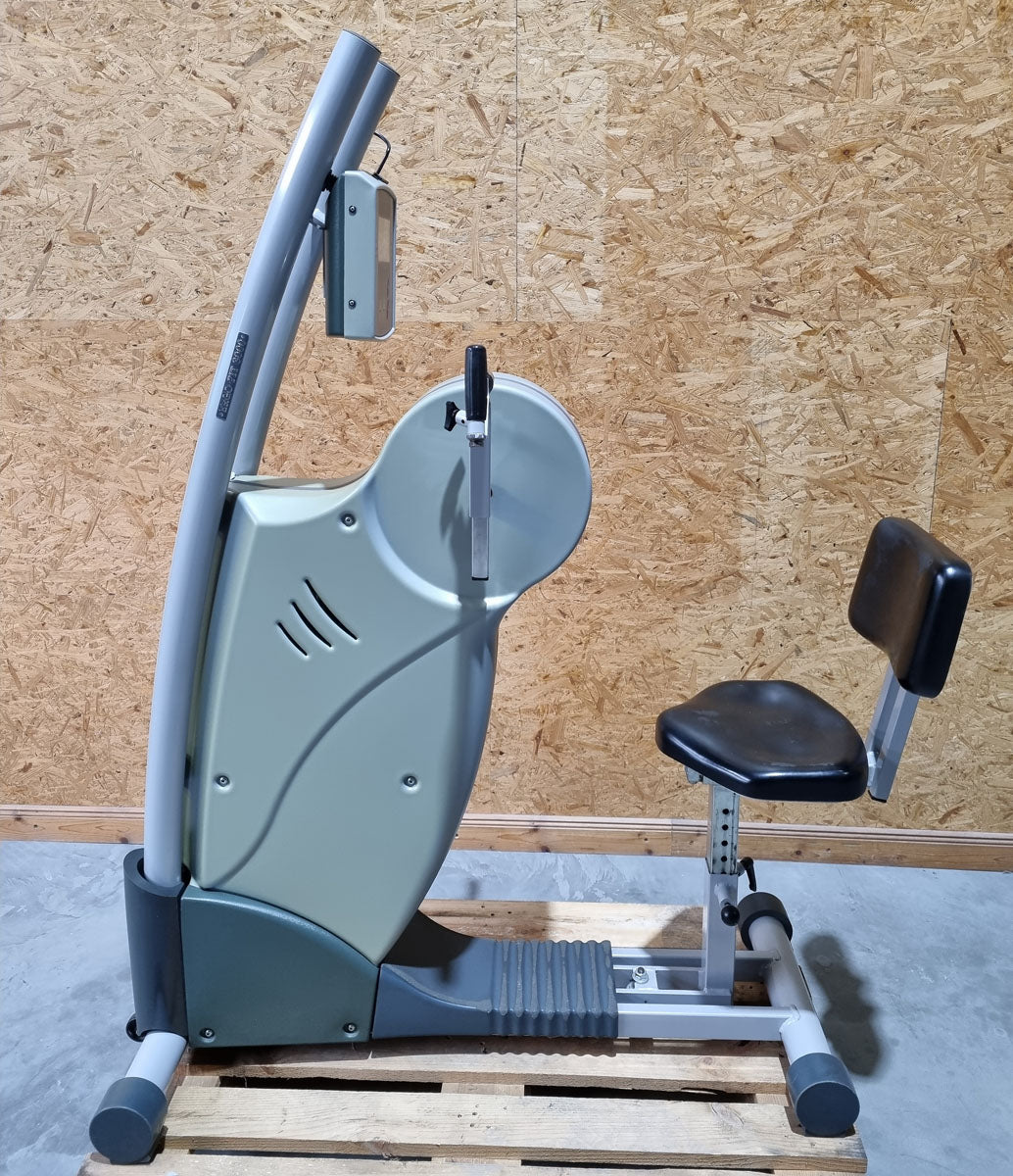 Ergo-Fit 3000 with backrest, upper body trainer, upper body ergometer, hand ergometer, cardio training for arms and shoulders, used - refurbished condition