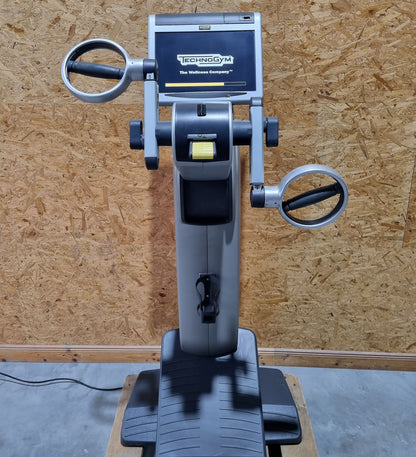 Technogym Top Excite, upper body trainer, upper body ergometer, wheelchair accessible, hand ergometer, cardio training for arms and shoulders, used - refurbished condition