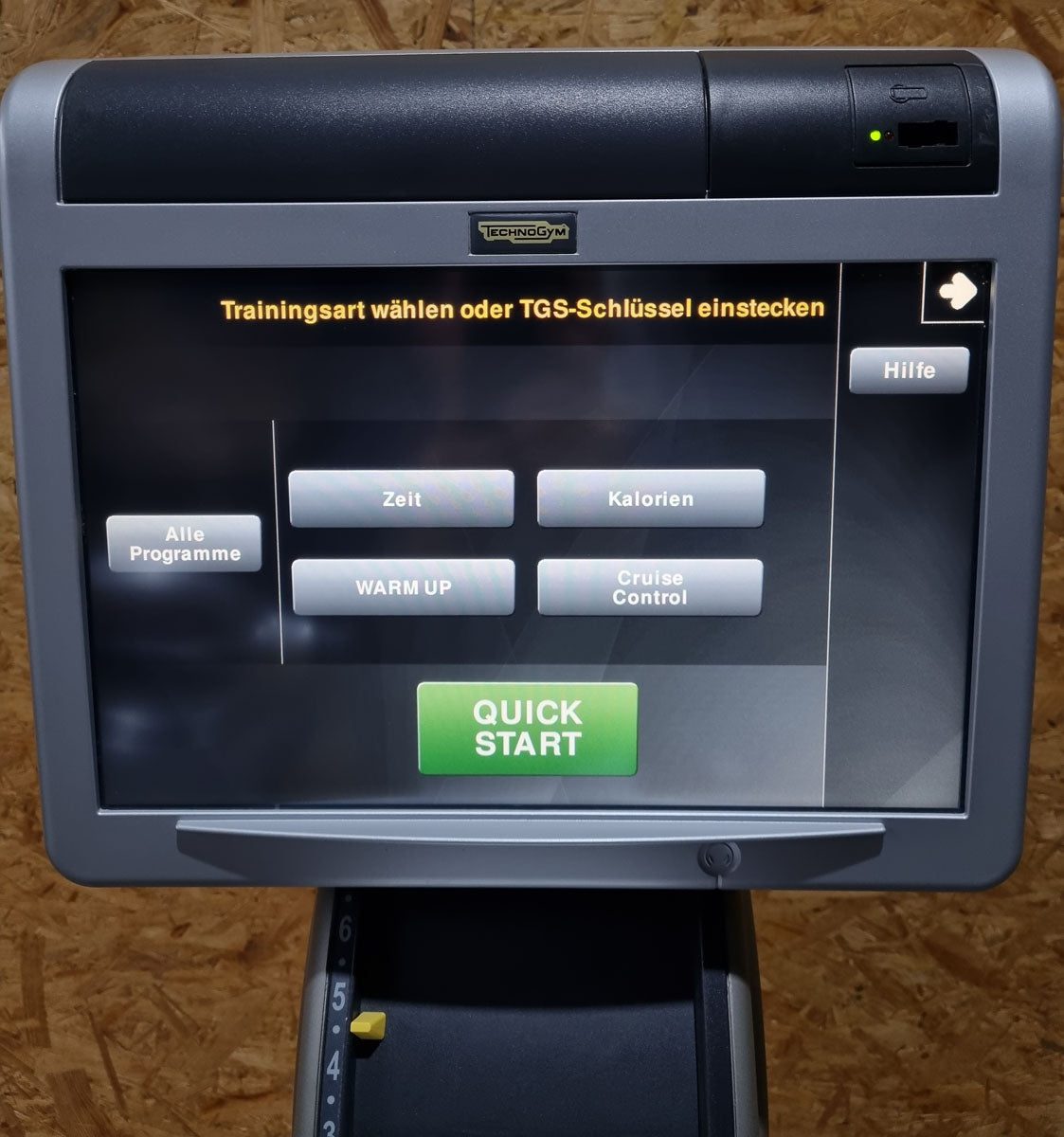 Technogym Top Excite, upper body trainer, upper body ergometer, wheelchair accessible, hand ergometer, cardio training for arms and shoulders, used - refurbished condition