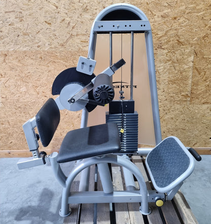 Proxowell/Proxomed Rückenstrecker-beuger Kombi Compass 530, Hyperextension und Bauchmaschine 2 in 1 Kombigerät, Rahmenfarbe Silber, gebraucht - überholter Zustand