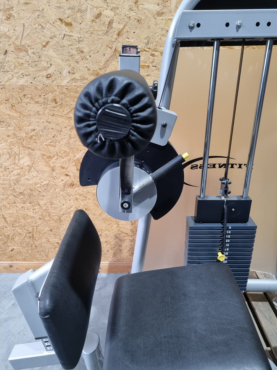 Proxowell/Proxomed Rückenstrecker-beuger Kombi Compass 530, Hyperextension und Bauchmaschine 2 in 1 Kombigerät, Rahmenfarbe Silber, gebraucht - überholter Zustand
