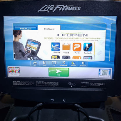 Life Fitness FlexStrider Trainer, Cross Trainer with Variable Stride Length, Discover SE Touch Display Console, Elevation Series, Used - Refurbished Condition