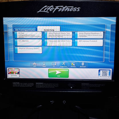 Life Fitness Laufband 95T Treadmill, Discover SE Touch Display Konsole, Elevation Series, gebraucht - überholter Zustand - NEUE Laufdecke