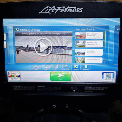 Life Fitness FlexStrider Trainer, Cross Trainer with Variable Stride Length, Discover SE Touch Display Console, Elevation Series, Used - Refurbished Condition