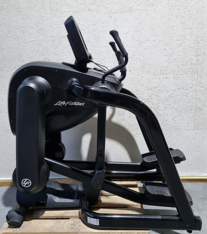 Life Fitness FlexStrider Trainer, Cross Trainer with Variable Stride Length, Discover SE Touch Display Console, Elevation Series, Used - Refurbished Condition