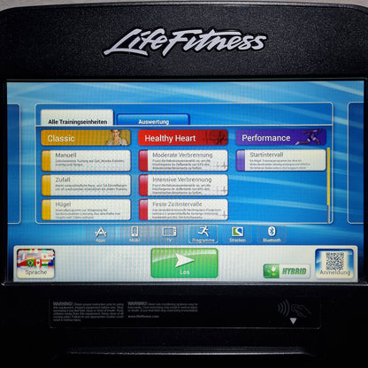 Life Fitness FlexStrider Trainer, Cross Trainer with Variable Stride Length, Discover SE Touch Display Console, Elevation Series, Used - Refurbished Condition