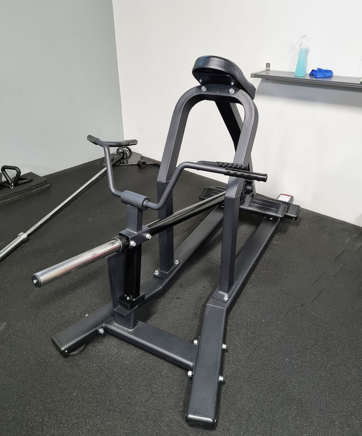 DankSport T-Bar Row Ruderstation - Incline Row - Plate loaded Kraftgerät Rudern - Schwarz - NEU