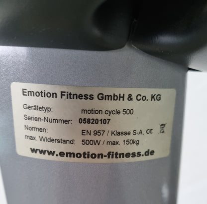 Motion Cycle 500, Emotion Fitness, Ergometer, gebraucht - überholter Zustand