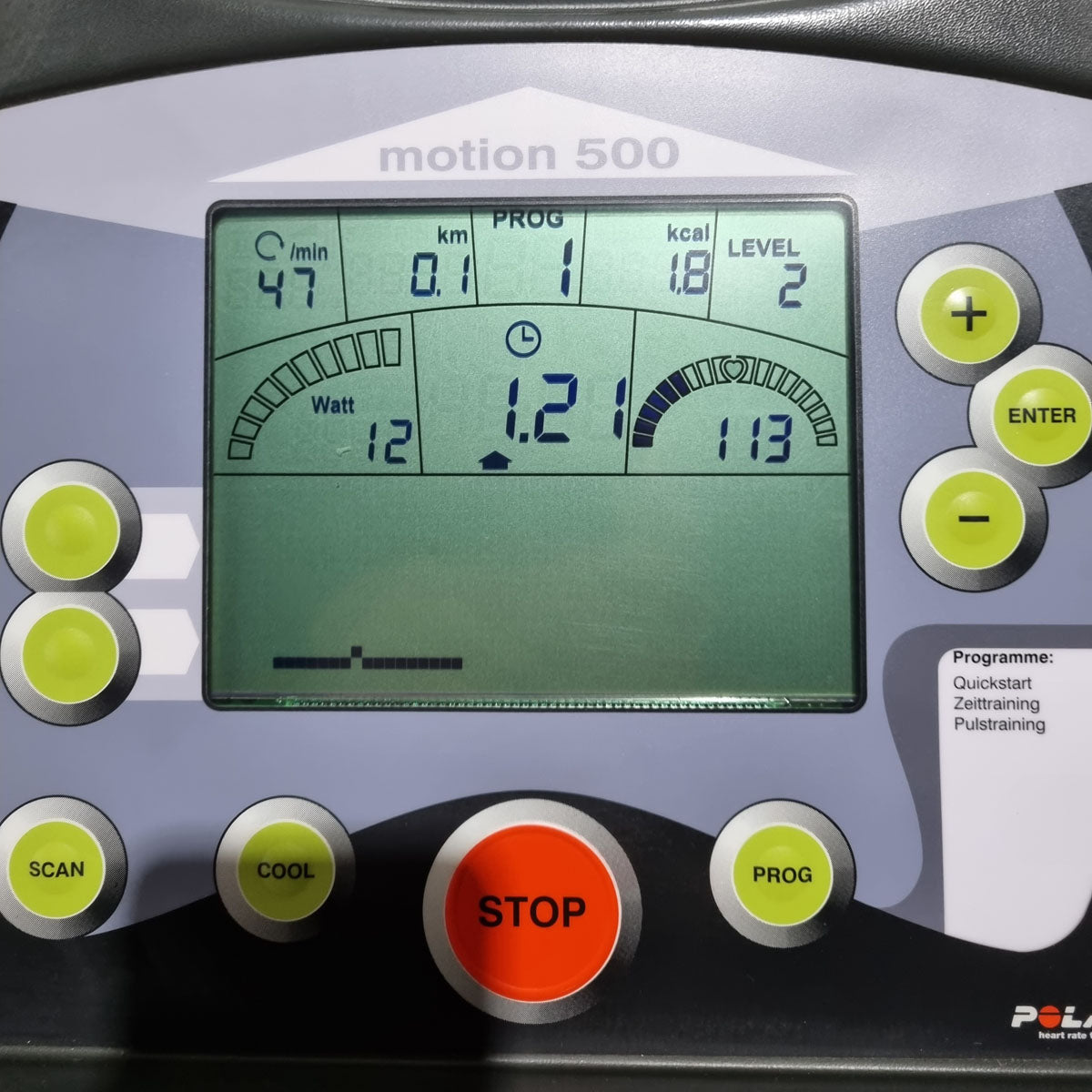 Motion Cycle 500, Emotion Fitness, Ergometer, gebraucht - überholter Zustand