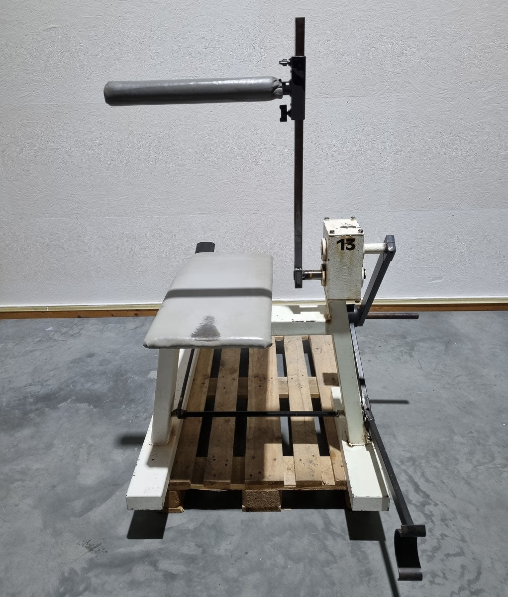 Schnell Pullover liegend, Plate loaded, Überzugsmaschine, Überzüge, Scheibenaufnahme, Oldschool Bodybuildung - gebraucht mit Gebrauchsspuren