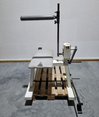 Schnell Pullover liegend, Plate loaded, Überzugsmaschine, Überzüge, Scheibenaufnahme, Oldschool Bodybuildung - gebraucht mit Gebrauchsspuren