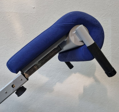 Frei Genius Basic Lateral-Lumbar Trainer, Hyperextension 15 to 45° adjustable, back extension bench, frame color silver, used - refurbished condition