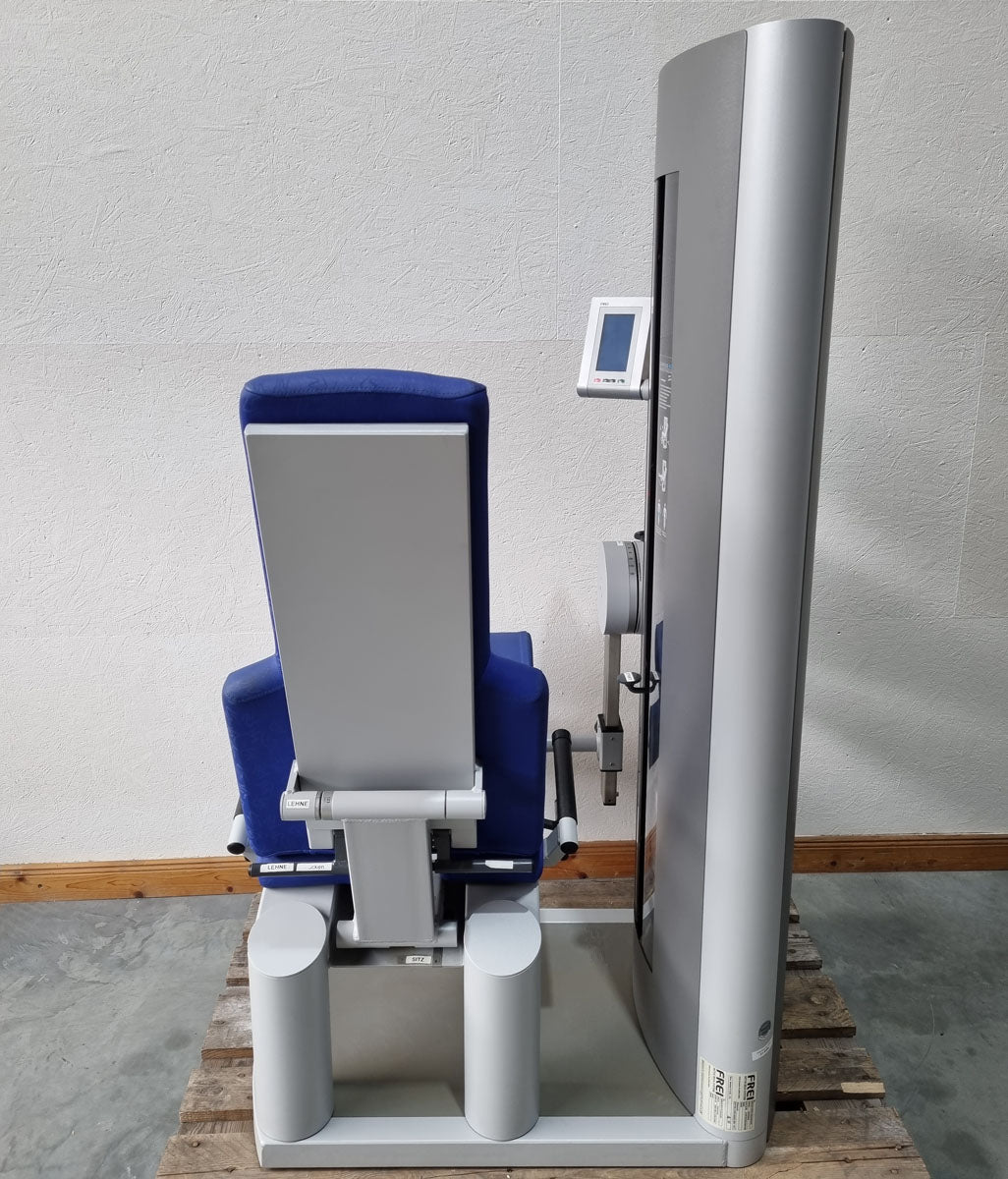 Frei Genius Eco Beinstrecker verstellbar, Kniestrecker, Leg Extension, Rahmenfarbe Silber, gebraucht - überholter Zustand