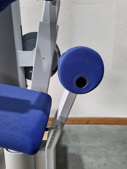Frei Genius Eco Bauchtrainer Abdominal, Bauchmuskelmaschine, Abs Crunch, Rahmenfarbe Silber, gebraucht - überholter Zustand