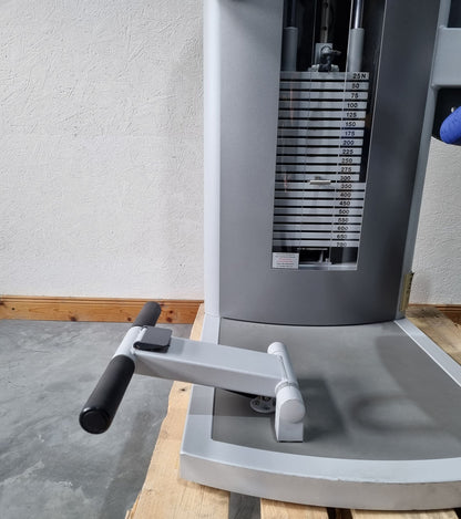 Frei Genius Eco Bauchtrainer Abdominal, Bauchmuskelmaschine, Abs Crunch, Rahmenfarbe Silber, gebraucht - überholter Zustand